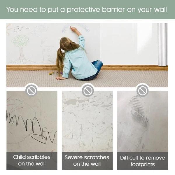 Self-adhesive Transparent Wall Protection Film (Pack of 2) | Wall Protection Protectors Film Adhesive Self Clear Films - Self-adhesive Transparent Wall Protection Film Self- Adhesive Transparent Wall Protection Film (Pack of 2)