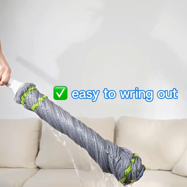 Self-Wringing Twist Mop | Cleaning Mop Floor Cleaning Twist Squeeze Tile Mop - Self-Wringing Twist Mop