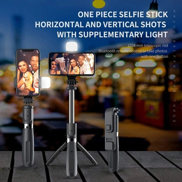 Selfie Stick Tripod | Selfie Stick For Selfies Bluetooth Tripod Stand With Remote - Selfie Stick Tripod 3-in-1 Selfie Stick Tripod
