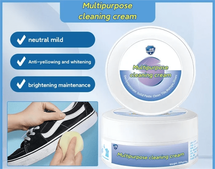 Shoe Cleaning White Shoes Polish Cleaner Kit Sneakers Cream Shoe Cleaning Cream (Pack Of 2)