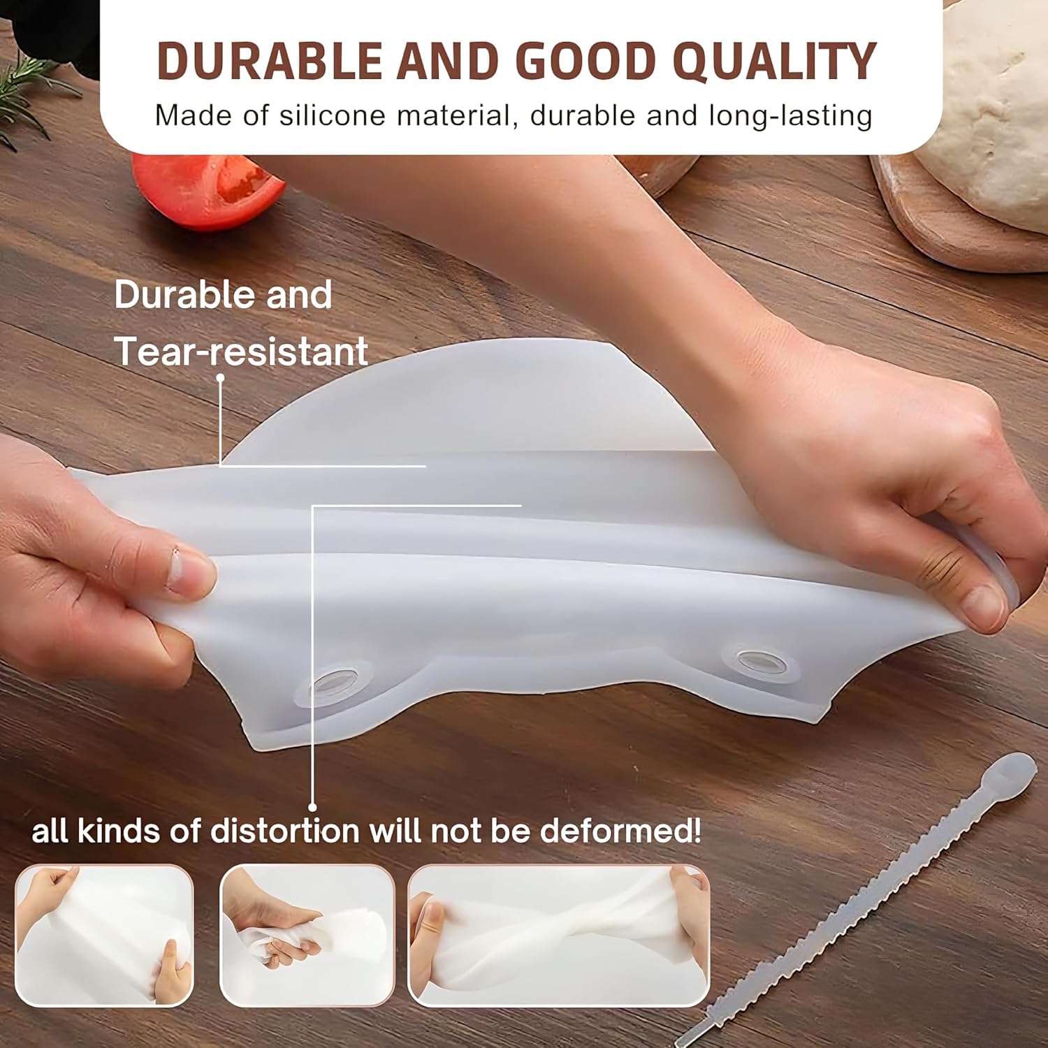 Silicone Atta Maker Bag | Roti Maker Kneading Dough Bag Silicone  Silicone Atta Maker Bag