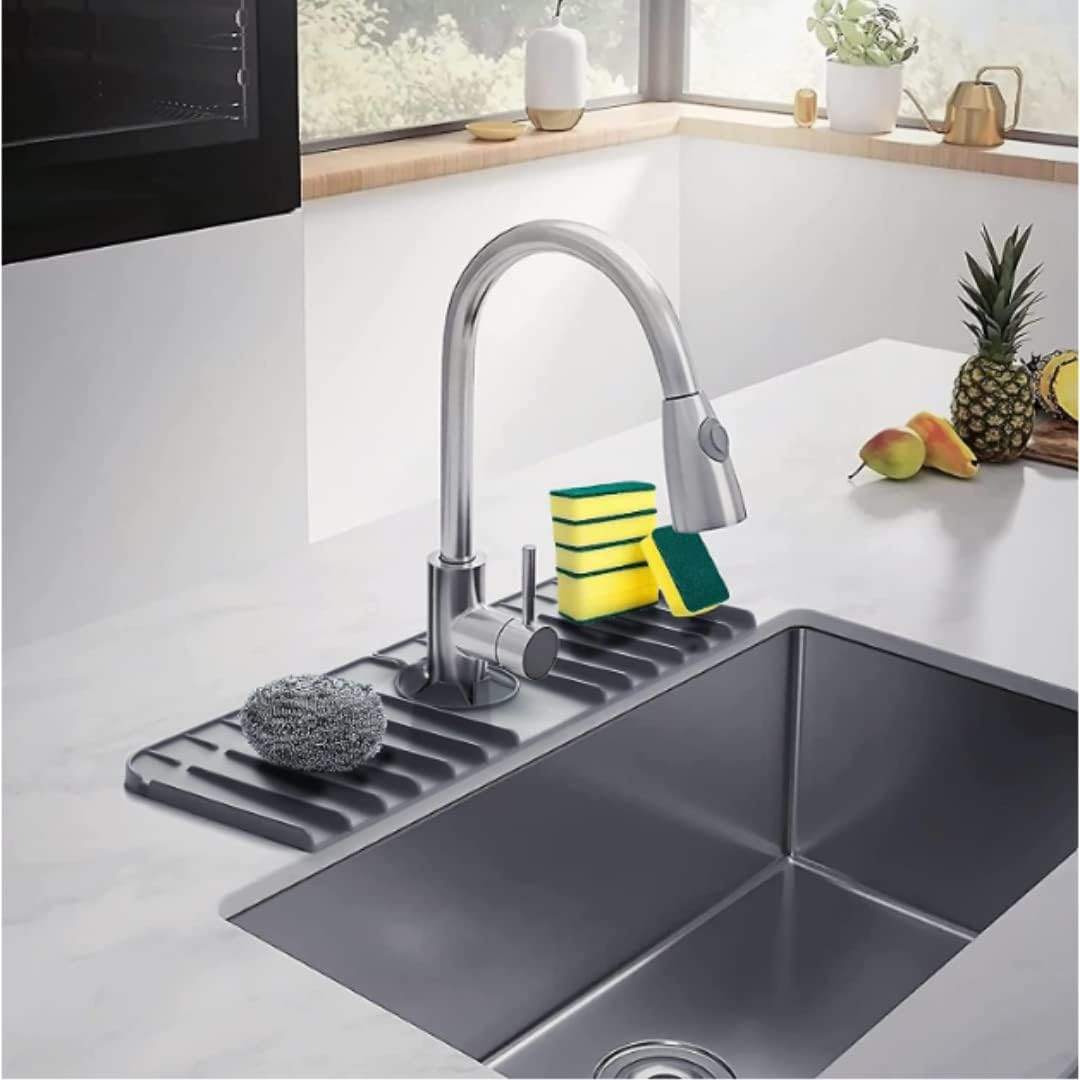 Silicone Drain Pad For Kitchen, Bathroom, Sink (Pack Of 2) Silicone Drain Pad For Kitchen, Bathroom, Sink (Pack Of 2)