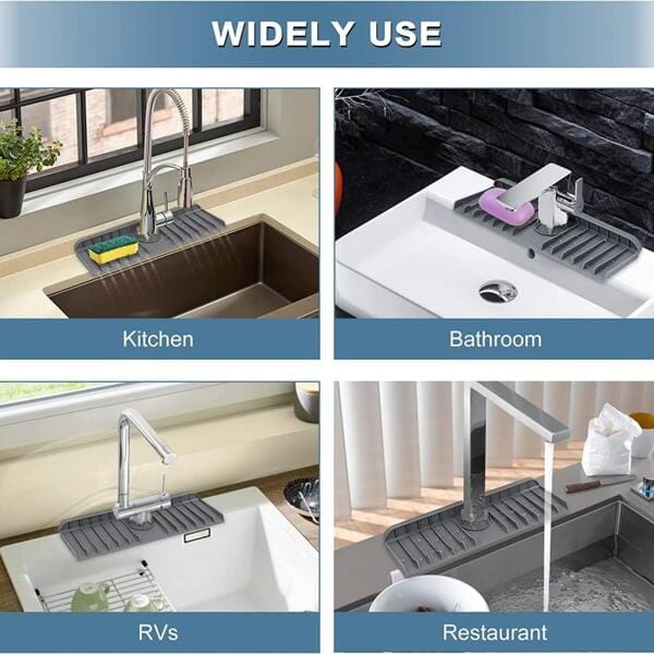 Silicone Drain Pad For Kitchen, Bathroom, Sink (Pack Of 2) Silicone Drain Pad For Kitchen, Bathroom, Sink (Pack Of 2)