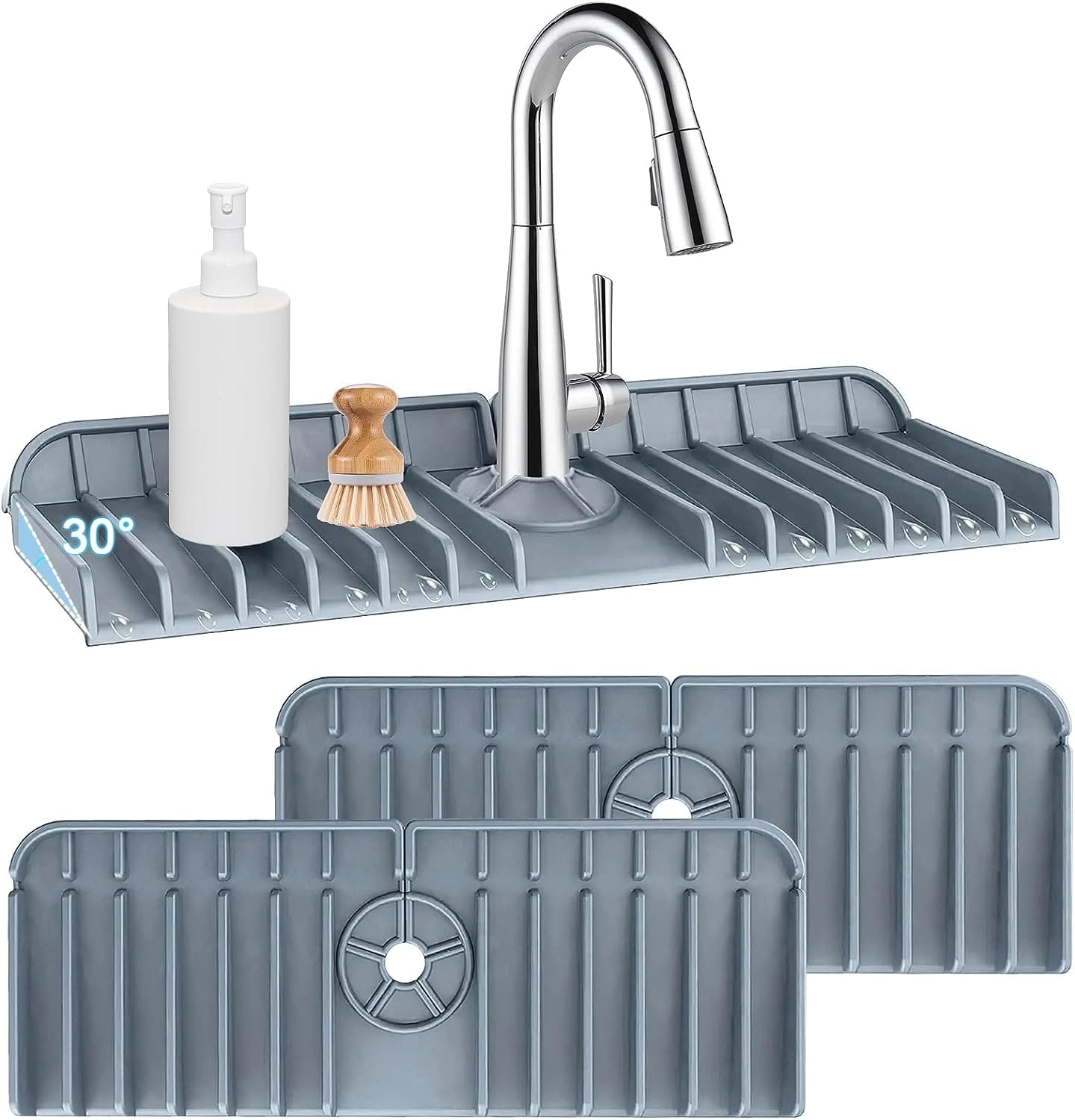 Silicone Drain Pad For Kitchen, Bathroom, Sink (Pack Of 2) Silicone Drain Pad For Kitchen, Bathroom, Sink (Pack Of 2)