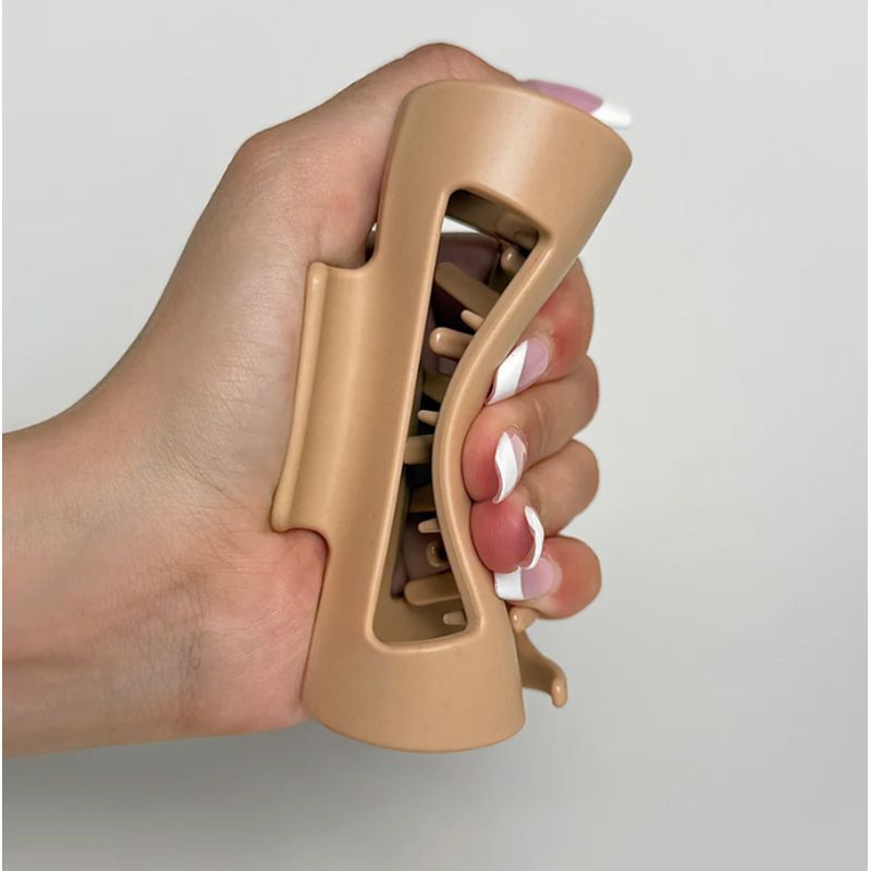 Silicone Hair Clature | Claw Clip Hair Care Clips Claws Hairdressing Flexible Flexi Clawclip - Pack of 2 - Silicone Hair Clature