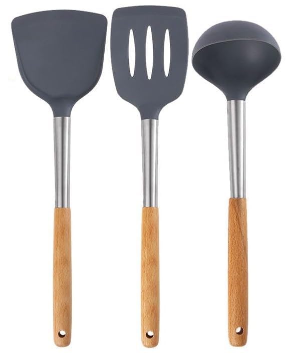 Silicone Kitchen Spatula (Set of 3)