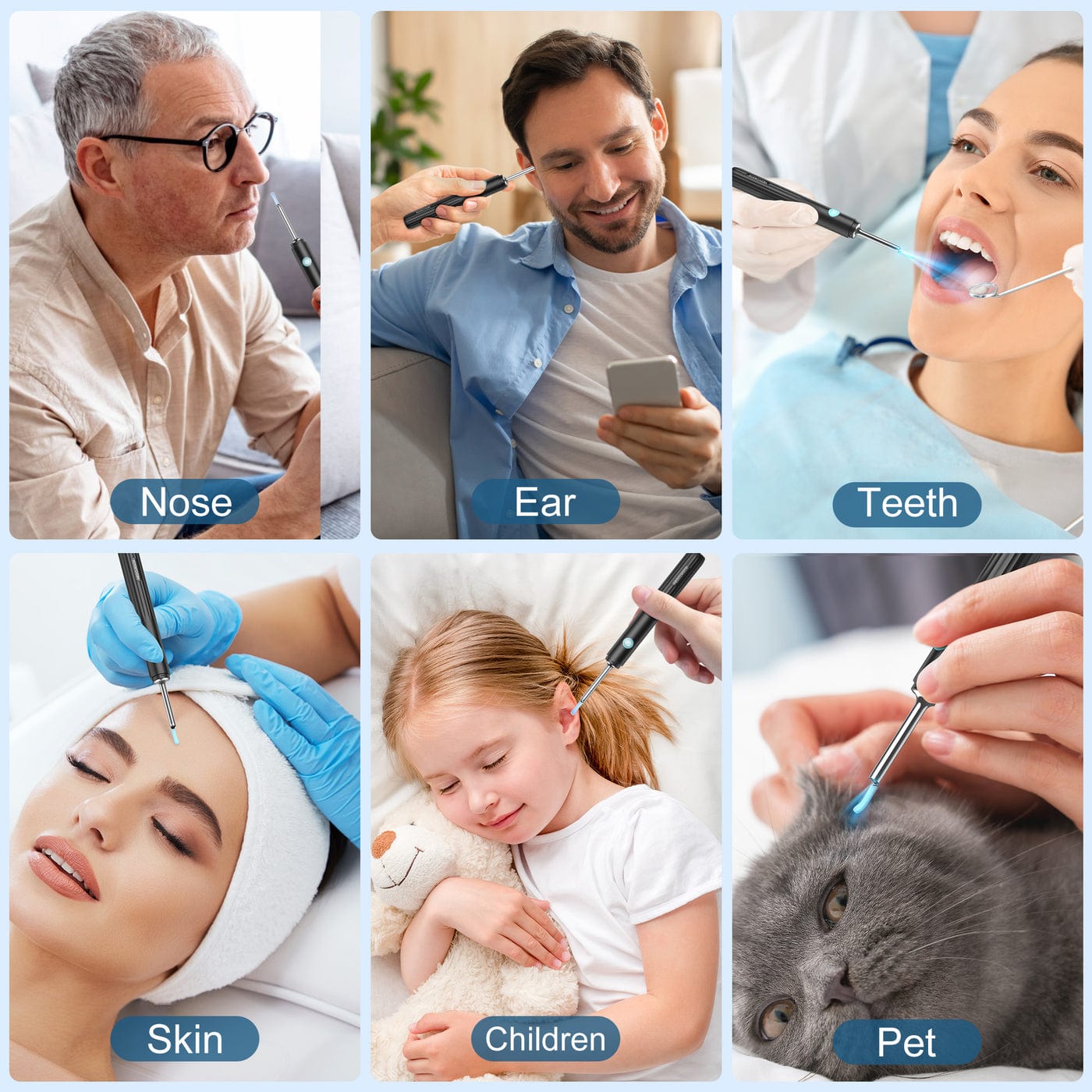 Smart Ear Cleaner | Wax Removal Tool Kit Earwax Extractor Tool Smart Ear Cleaner