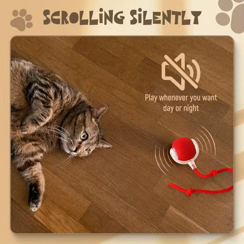 Smart Rolling LED Pet Ball | Cat Toy Catnip Toys For Cats Kitten Balls Accessories Ball Smart Rolling LED Pet Ball