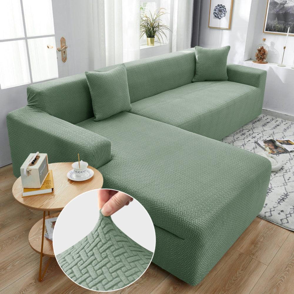 Sofa Cover | Slipcovered Sette 3 Seater Slipcover Sofa Set L Shape Cover Bubble Frill Sofa Cover Sofa Cover
