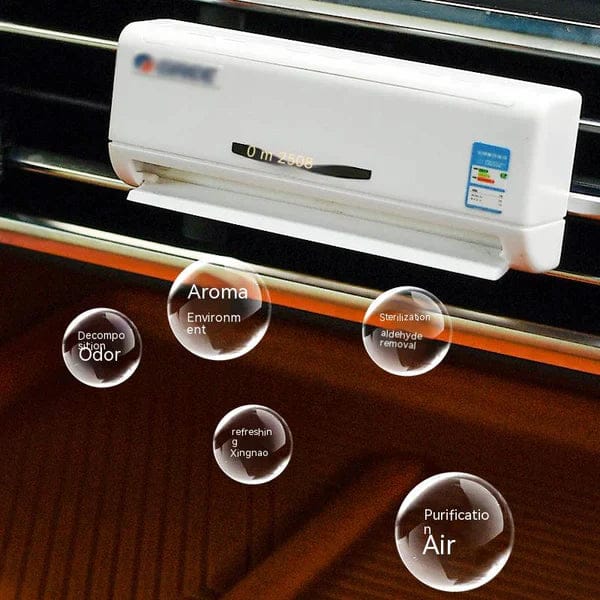 Solar-Powered Mini AC Car Air Freshener | Solar Powered Air Conditioner Powered Miniature Panel Ac Diffuser Solar-Powered Mini AC Car Air Freshener