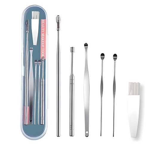 Stainless Steel Ear Wax Removal Kit | Ear Cleaning Dust Removal Removing Ear Wax Clean Clean Removal Kit - Stainless Steel Ear Wax Removal Kit 6 Pieces Stainless Steel Ear Wax Removal Kit