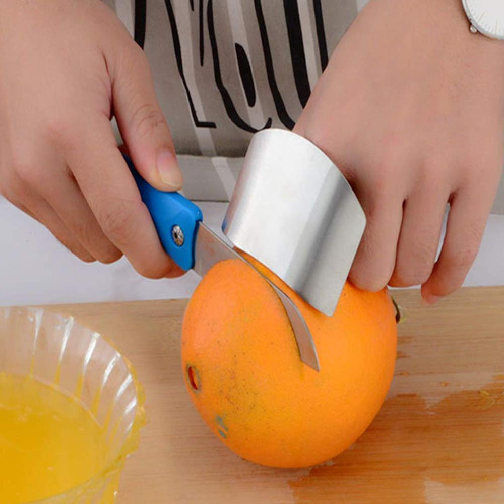 Stainless Steel Finger Cutting Protector ( Pack Of 2 ) Stainless Steel Finger Cutting Protector ( Pack Of 2 )