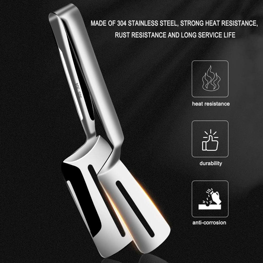 Stainless Steel Food Tongs Barbeque Clamps Kitchen Clamps Food Tongs