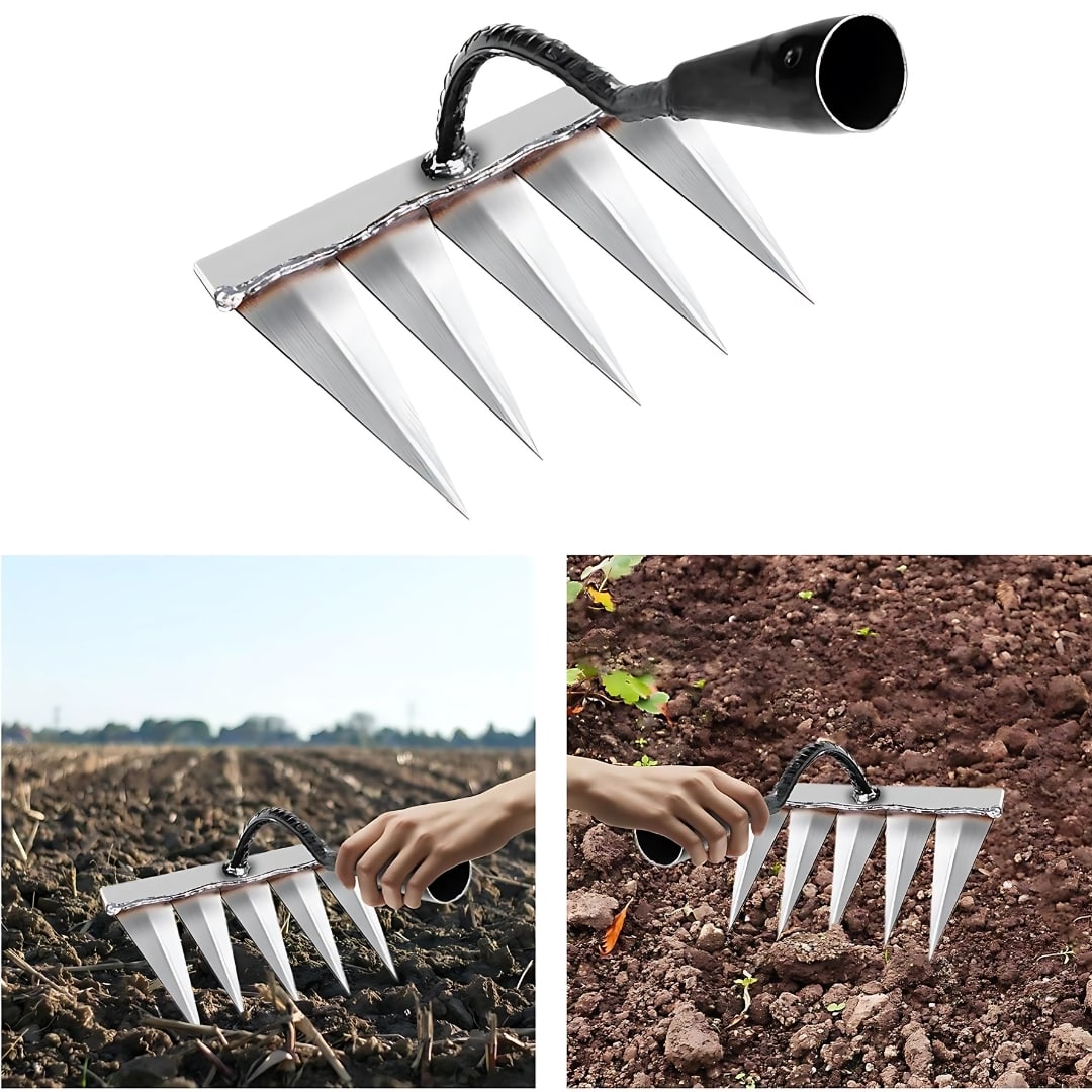 Steel Nail Rake | Garden Tools Planting Implements Rake Tool Equipment  Steel Nail Rake