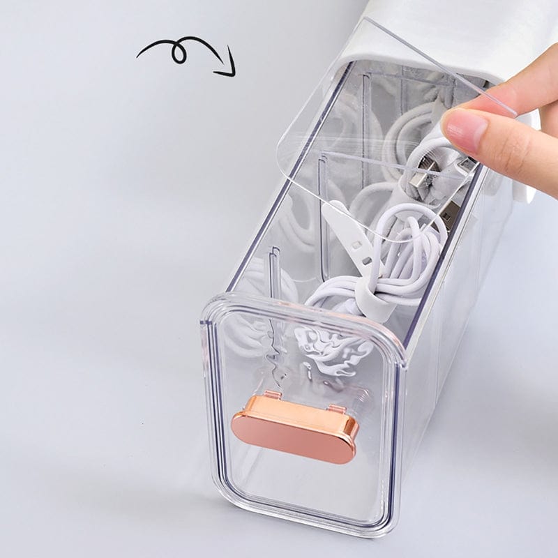 Storage Box Kitchen Organiser Box Cloth Storage Makeup Organizer  - 6 Compartment Wardrobe Storage Organizer organizer 6 Compartment Wardrobe Storage Organizer