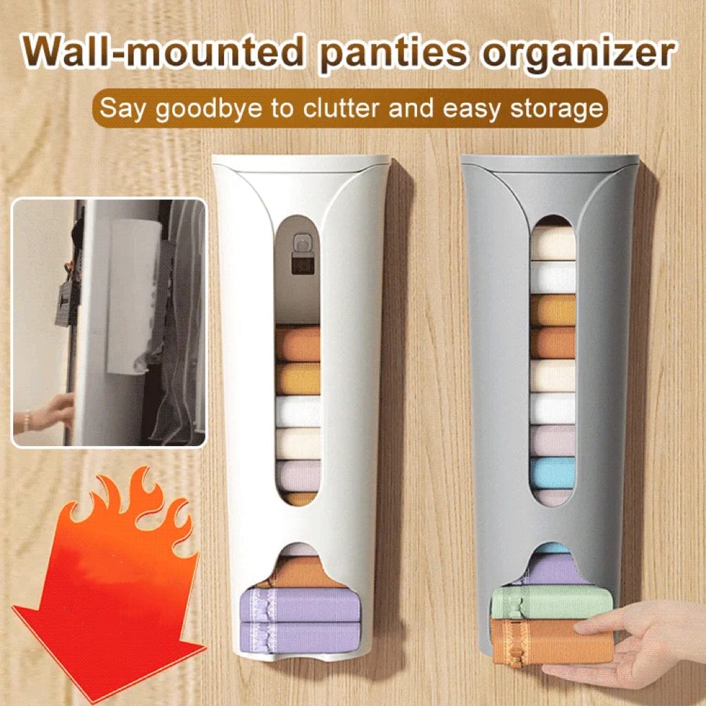Storage Box Organizer Plastic Wall Mounted Socks Storage Organiser Wall Mounted Socks Panties Storage Box