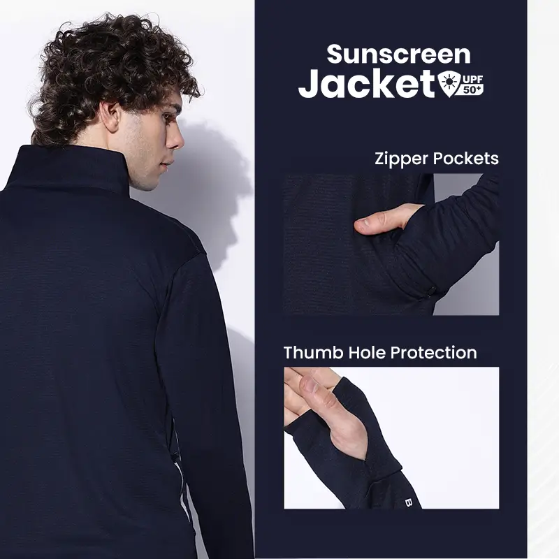Sunscreen Jacket | Sunscreen Jacket Protection Sunburn Ultraviolet Sunlight shield - M - Sunscreen Jacket SPF 50+ UV Protection Sunscreen Jacket