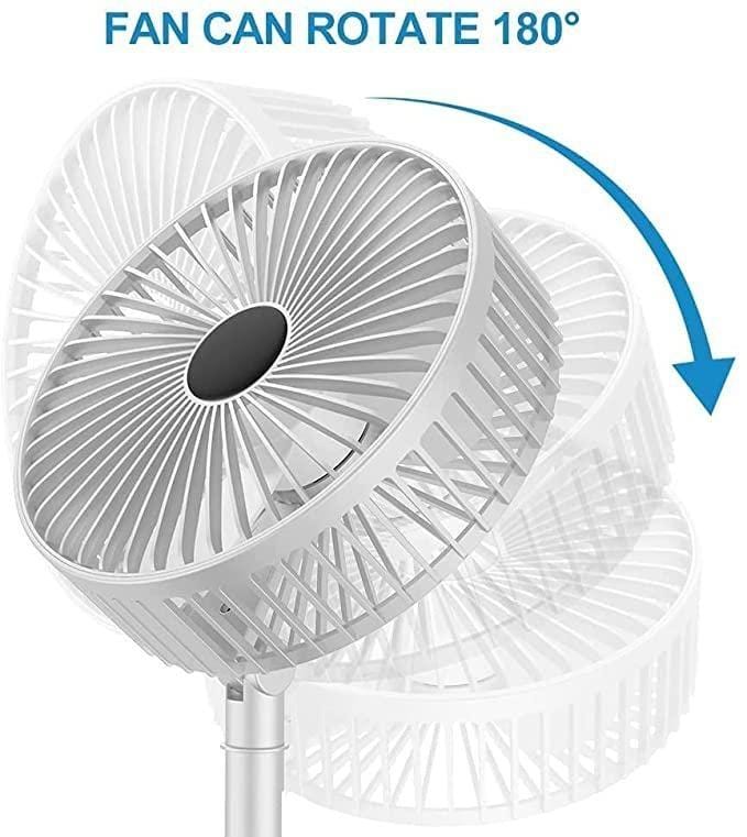 Table Rechargable Fan Cool Small Fan High Speed Desk Table Fan - Portable Rechargeable Fan Portable Fan