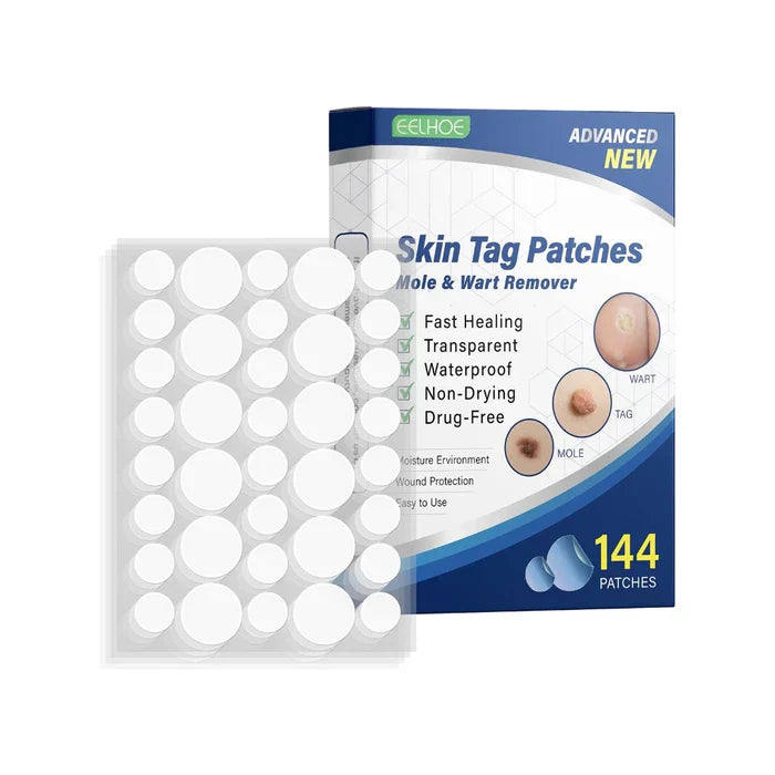 Tag Removal Patch (Pack of 72 pcs) | Skin Tag Removal Wart Care Moles Remove Eliminating Mole - Tag Removal Patch (Pack of 72 pcs)