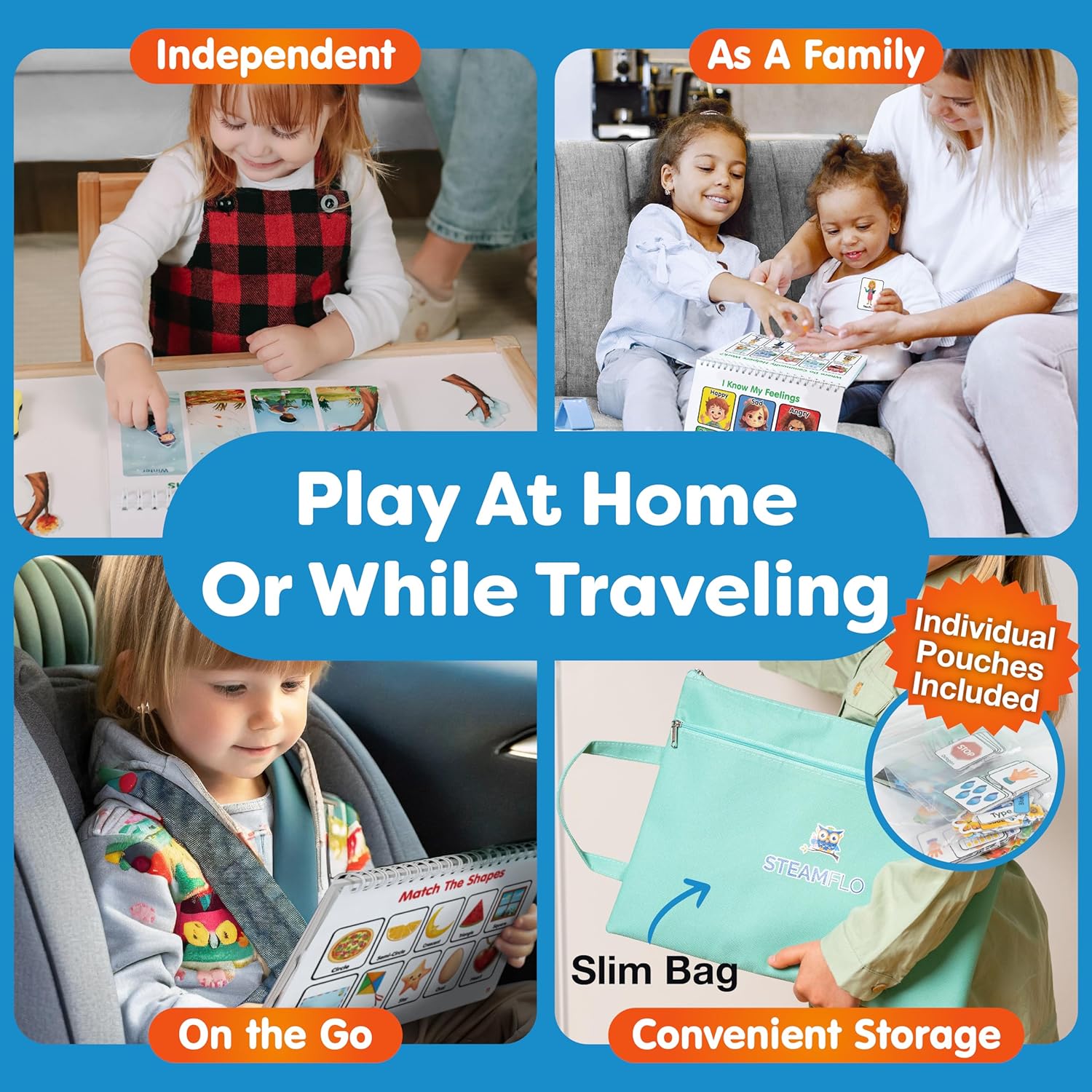 Toddler Learning Binder | Activities For Kids Preschool Activity Nursery Learning Toddler Games - Toddler Learning Binder