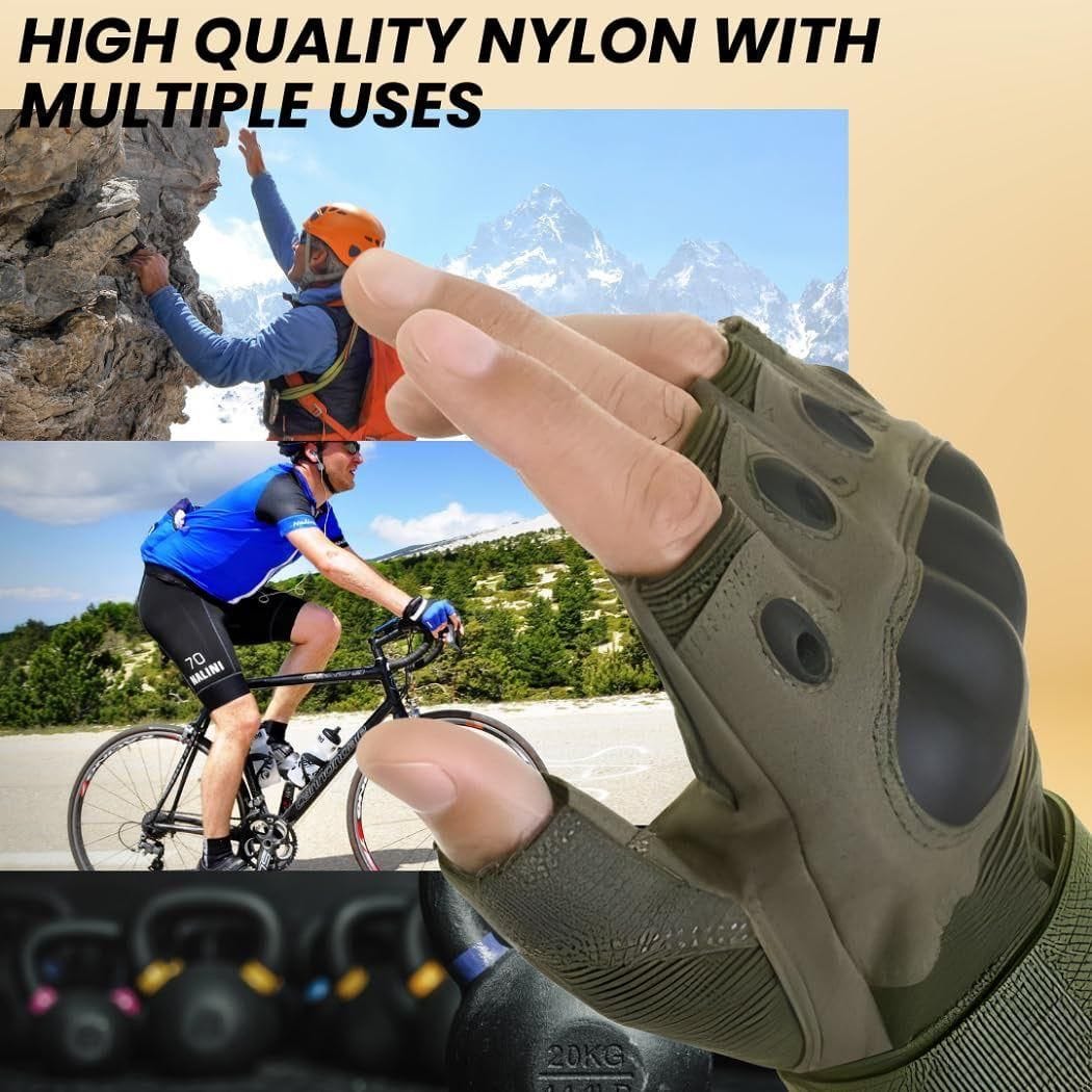 Tough Gloves | Riding Gloves Motorcycle Waterproof Streetbike Half Finger Glove Tough Gloves