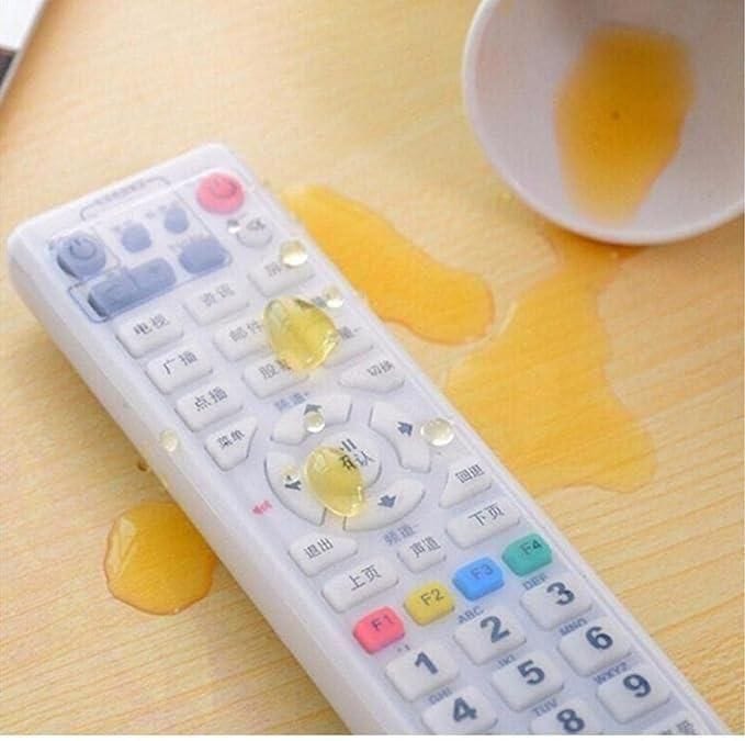 Transparent Silicone Remote Cover (3 Pcs) | Universal Tv Remote Controller Transparent Silicone Cover For Tvs Transparent Silicone Remote Cover (3 Pcs)