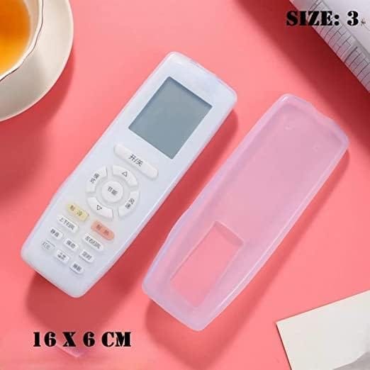 Transparent Silicone Remote Cover (3 Pcs) | Universal Tv Remote Controller Transparent Silicone Cover For Tvs Transparent Silicone Remote Cover (3 Pcs)