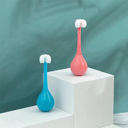 Tumbler Three-sided Children's Toothbrush Tumbler Three-sided Children's Toothbrush