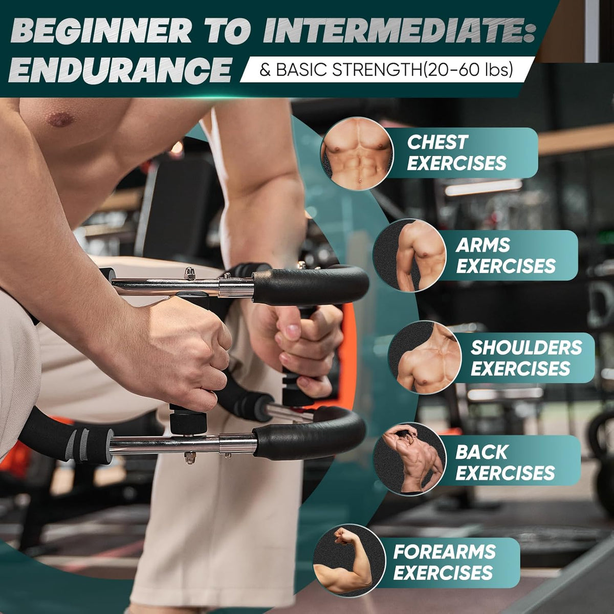 Twister Arm Trainer | Training Gym Strength Exercises Workout Full Body Fitness Twister Arm Trainer