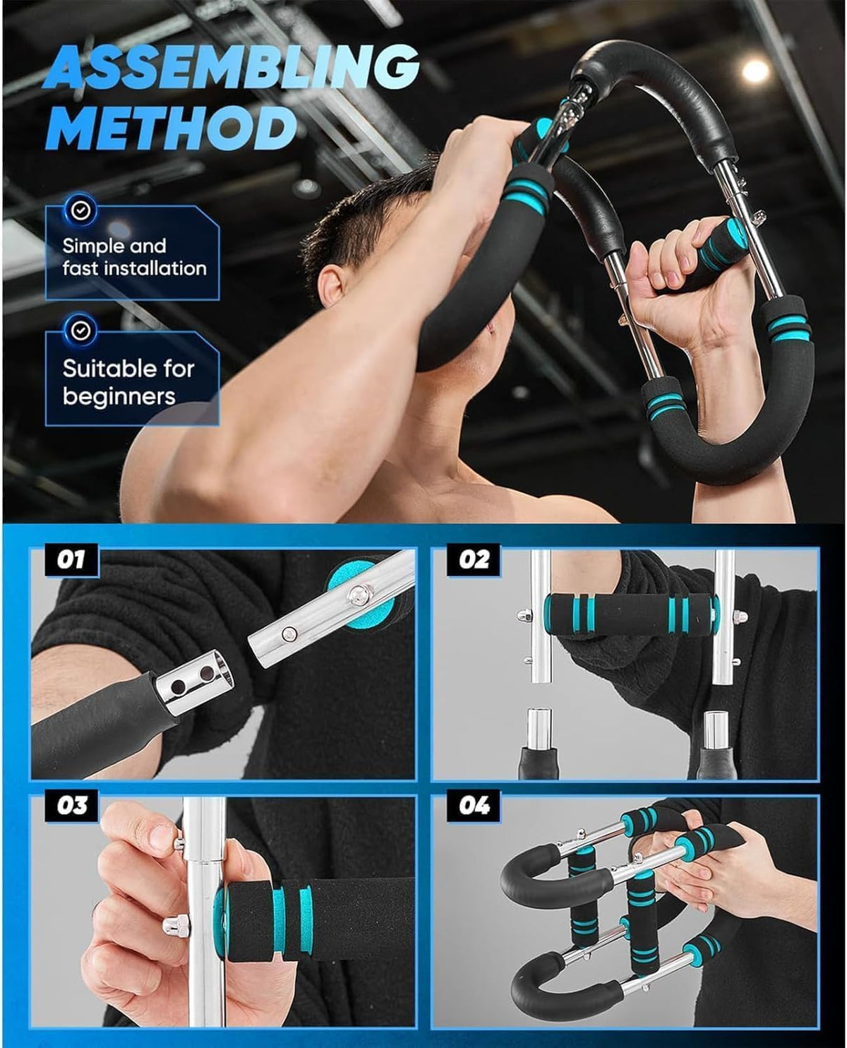 Twister Arm Trainer | Training Gym Strength Exercises Workout Full Body Fitness Twister Arm Trainer