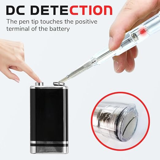 Voltage Tester Pen | Network Tester Electric Meter Voltage Electrical Testing Screwdriver - Voltage Tester Pen (Pack of 2)