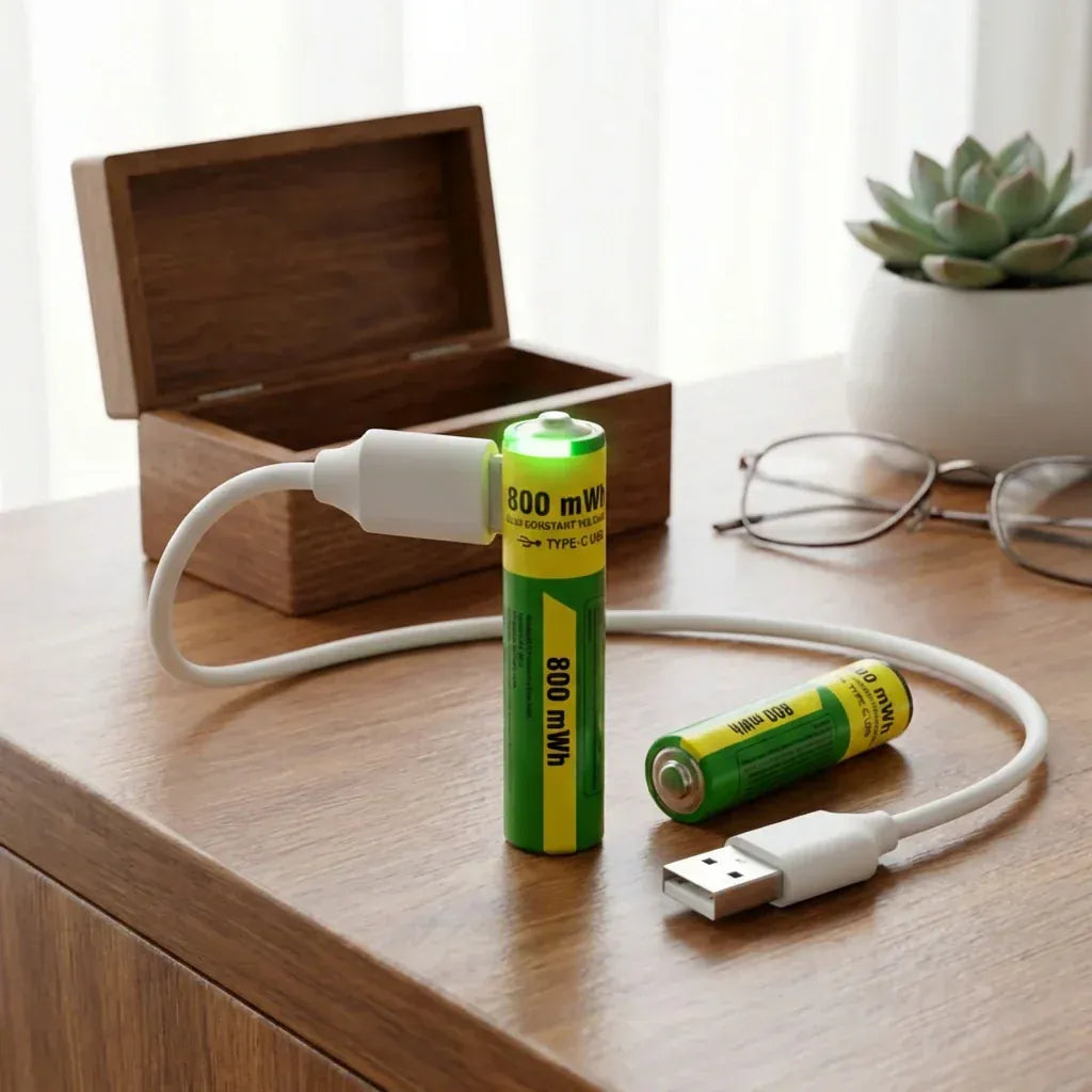 Voltozio – 2 Pcs | Rechargable AAA Batteries Battery Cell And Charger Charging Battery Electronics Voltozio AAA Rechargeable Batteries – 2 Pcs
