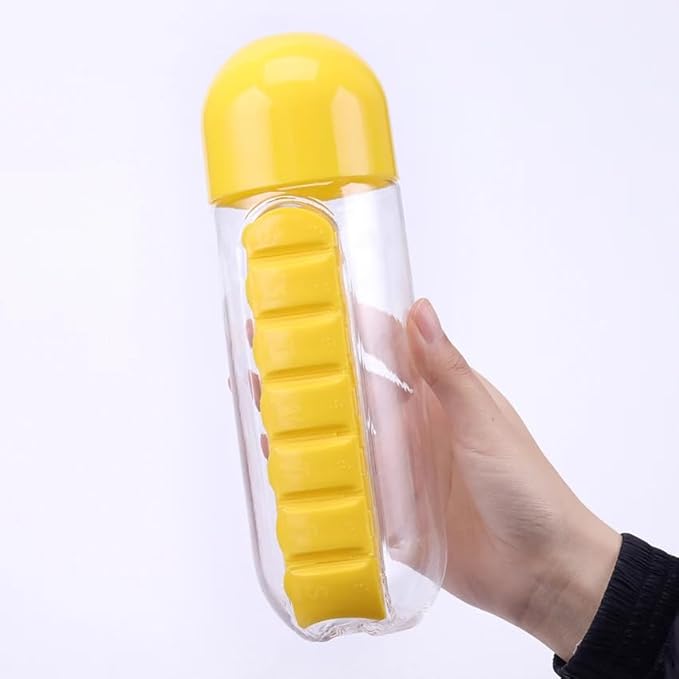 Water Bottle Pill Box Organizer Water bottle Water Bottle Pill Box Organizer