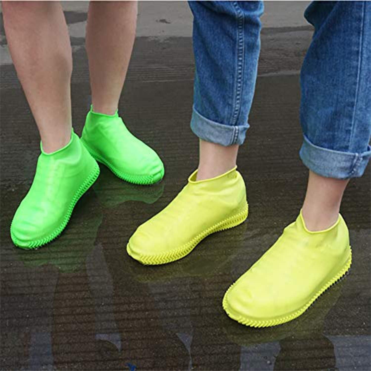 Waterproof Rainproof Shoes Cover Water Resistant Silicone Shoe Covers Waterproof Shoe Covers (Pack of 2)