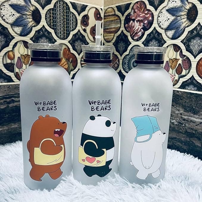 Webabe Bear Water Bottles | Water Bottles Plastic Kids Hydration Bear Water Bottles Webabe Bear Water Bottles
