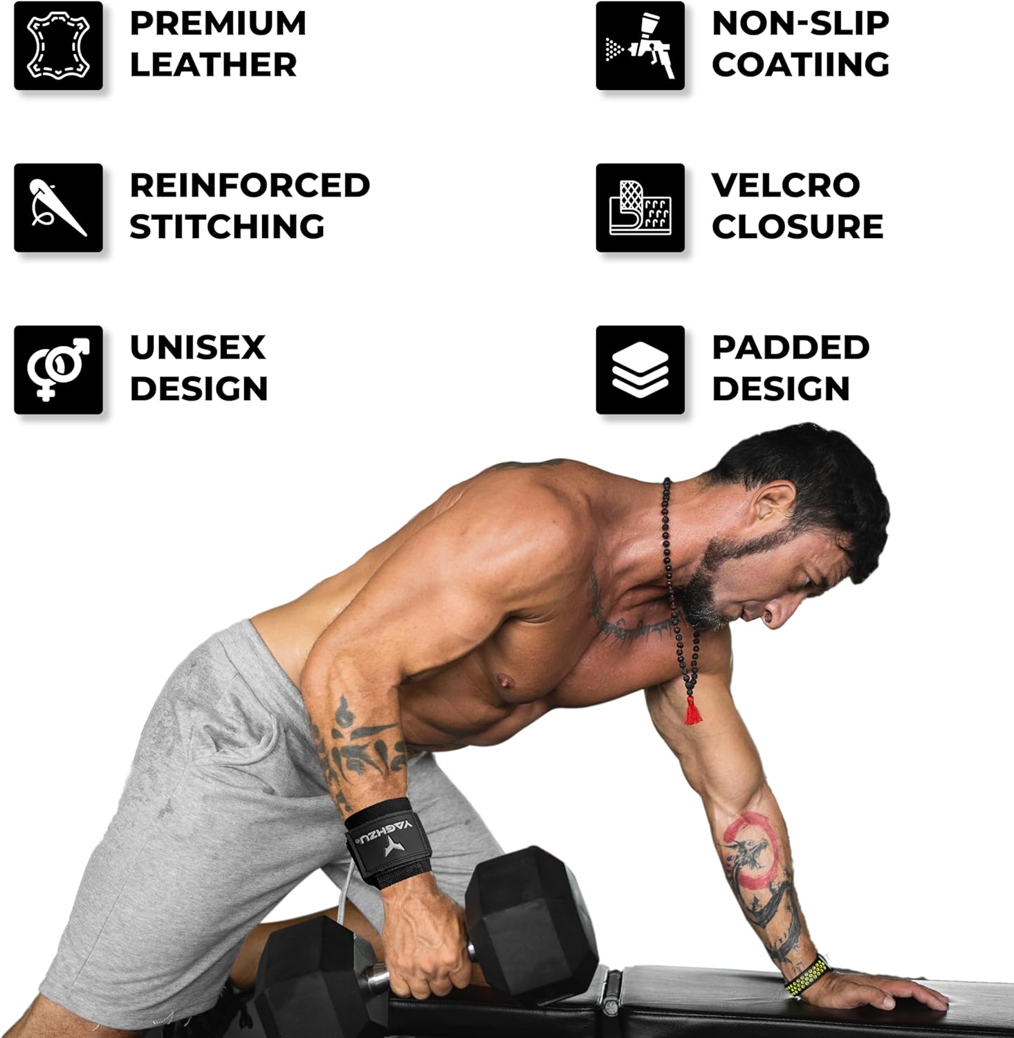 Weightlifting Wrist Hooks (Pack of 2) | Strenghth Lifts Lifting Hooks Weight Straps Wrist Deadlift Grips - Weightlifting Wrist Hooks (Pack of 2)