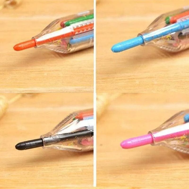 White Board Marker Pens Crayon Colors Multi Coloring Pen - 8-in-1 Multi-color Crayon 8-in-1 Multi-color Crayon