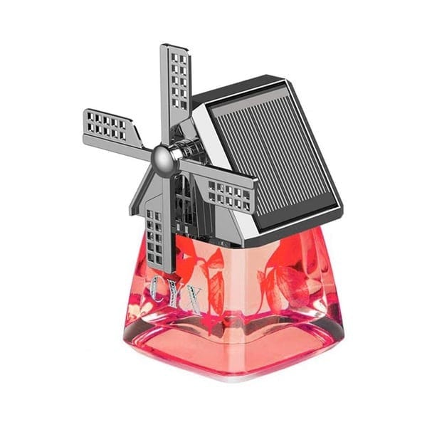 Windmill Design Solar Car Perfume Air Freshener Windmill Design Solar Car Perfume Air Freshener