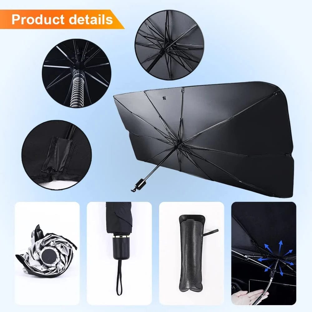 Windshield Car Umbrella | Car Accessories Sun Shade For Car Window Automobiles Window Curtains Windshield Car Umbrella
