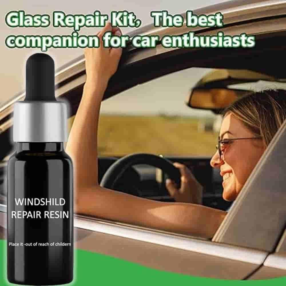 Windshield Glass Repair Kit | Car Windshield Glass Repair Kit Auto Glass Replacers Car Windscreen Glass Repair Kit Windshield Glass Repair Kit (Pack of 2)