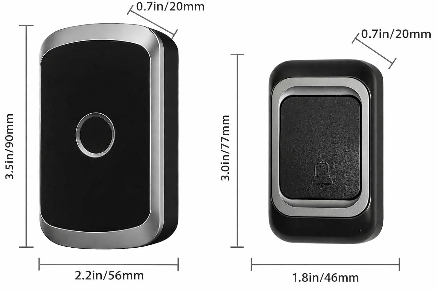 Wireless Doorbell Kit | Door Bell Wireless Doorbell For Home And offices Cordless Wireless Doorbell Kit