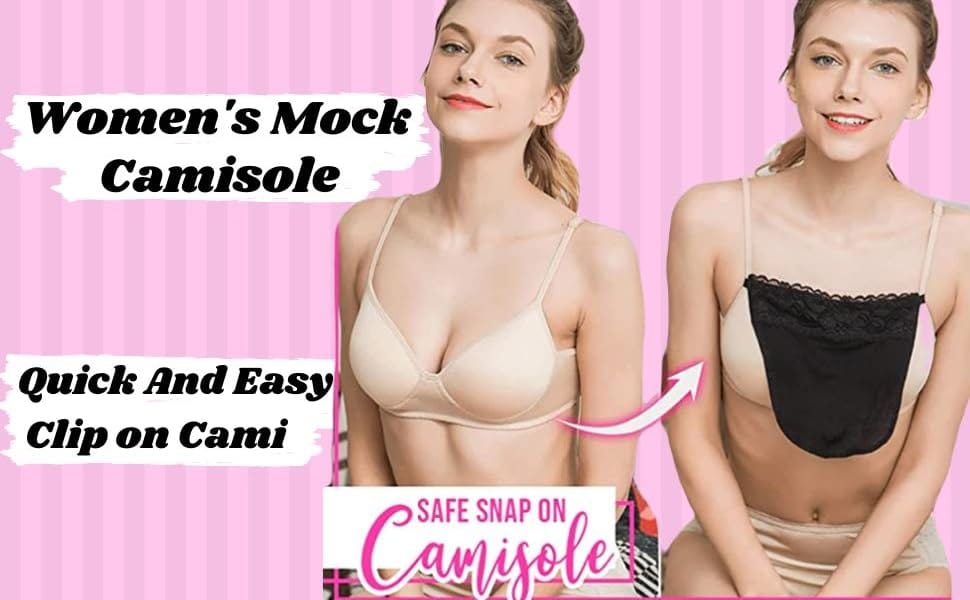 Women's Polyester Clip-on Camisole (Set of 3) Women's Polyester Clip-on Camisole (Set of 3)