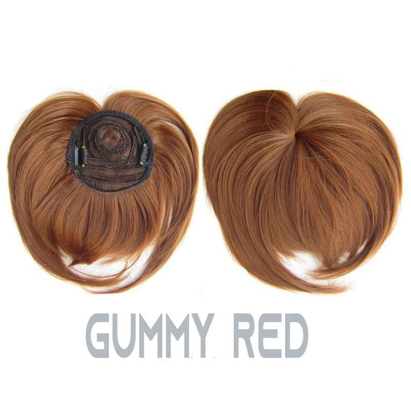 Womens Toppers Hair For Women Clips Hair Extensions Wig - Hair Topper Clip Gummy Red Hair Topper Clip