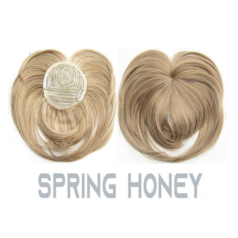 Womens Toppers Hair For Women Clips Hair Extensions Wig - Hair Topper Clip Spring Honey Hair Topper Clip