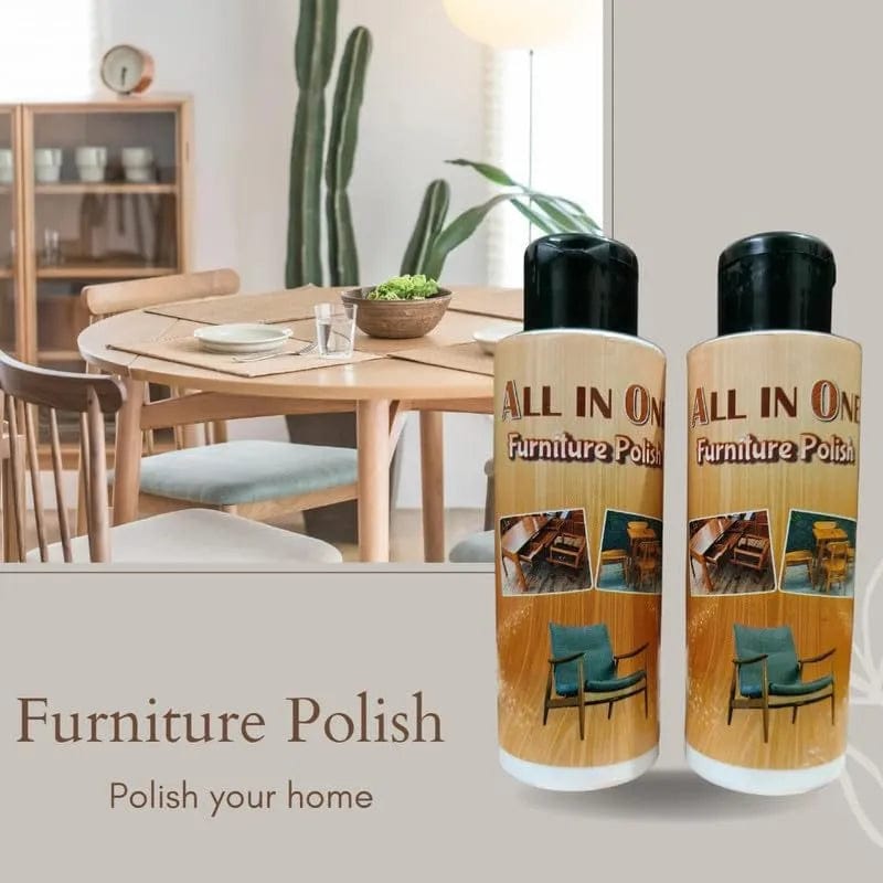 Wood Polish Furniture Spray Wood Floor Wax Cleaner Natural Polish - Furniture Wood polish for Cleaning (Pack of 2) Furniture Wood Polish (Pack of 2)