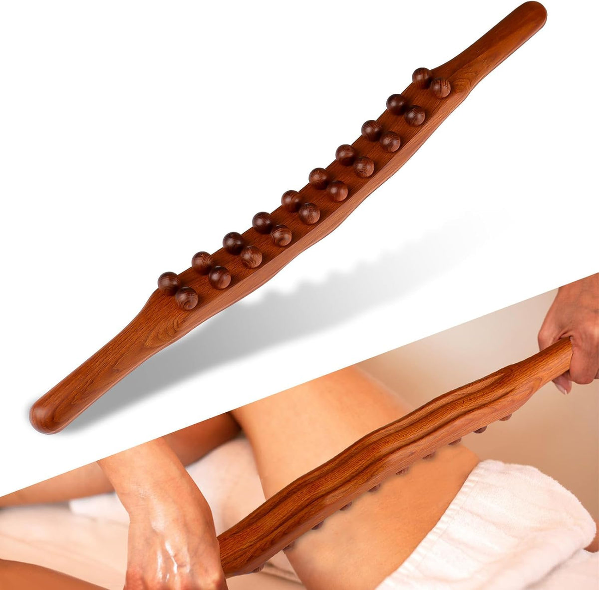Wooden Massage Stick | Body Massager Full Body Massage Machine tools Wooden Massager Wooden Massage Stick