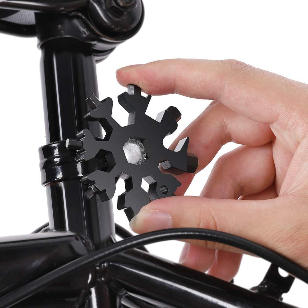 18 in 1 Snowflake Multipurpose Tool All in One Pocket Tool 18-in-1 Snowflake Multi-tool
