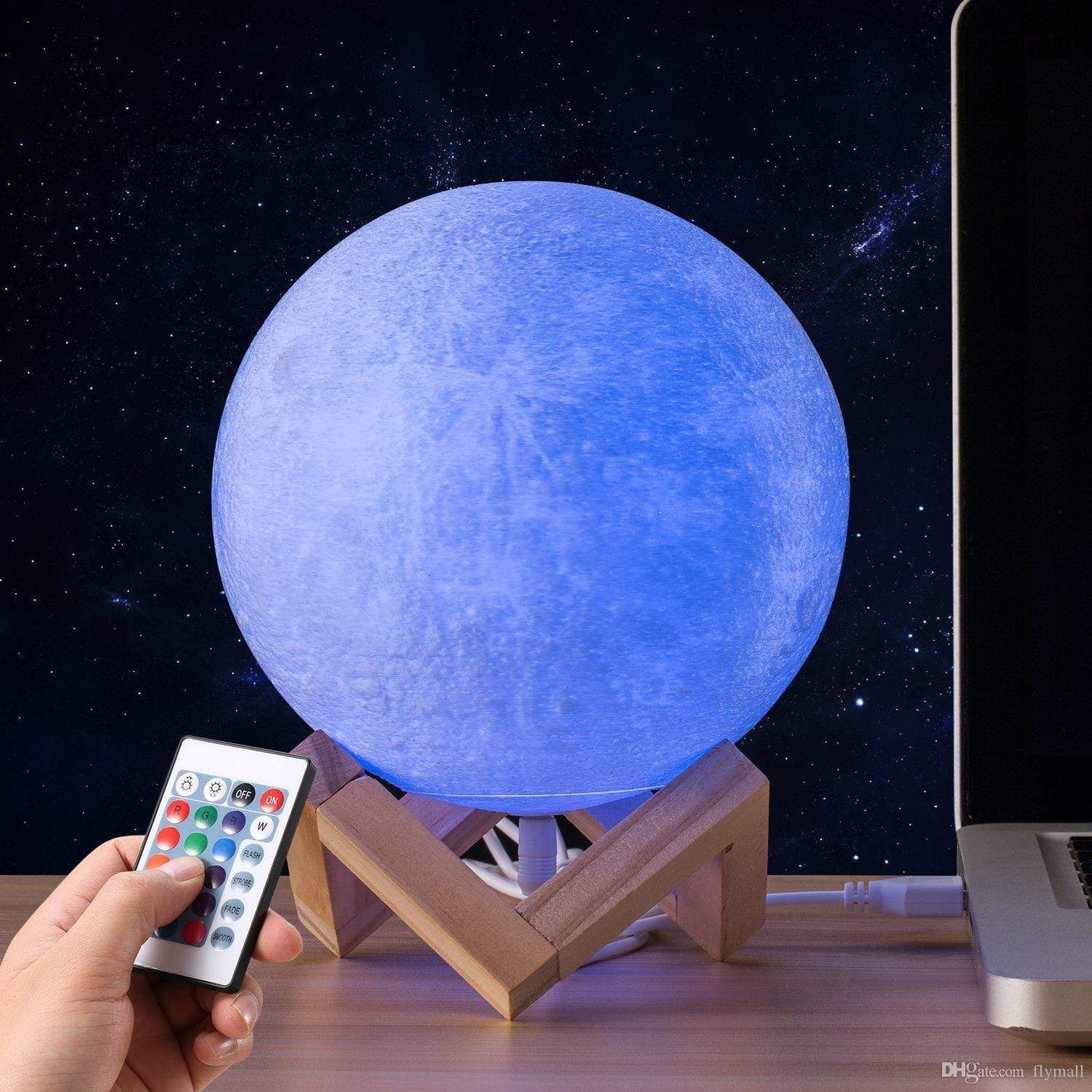 3d Moon Lamp Glowing Printed Night light 3d Moon Lamp
