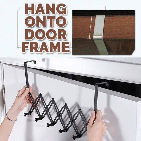 [ 6 Hook ] Stainless Steel Door Hanging Hanger Hook [ 6 Hook ] Stainless Steel Door Hanging Hanger Hook