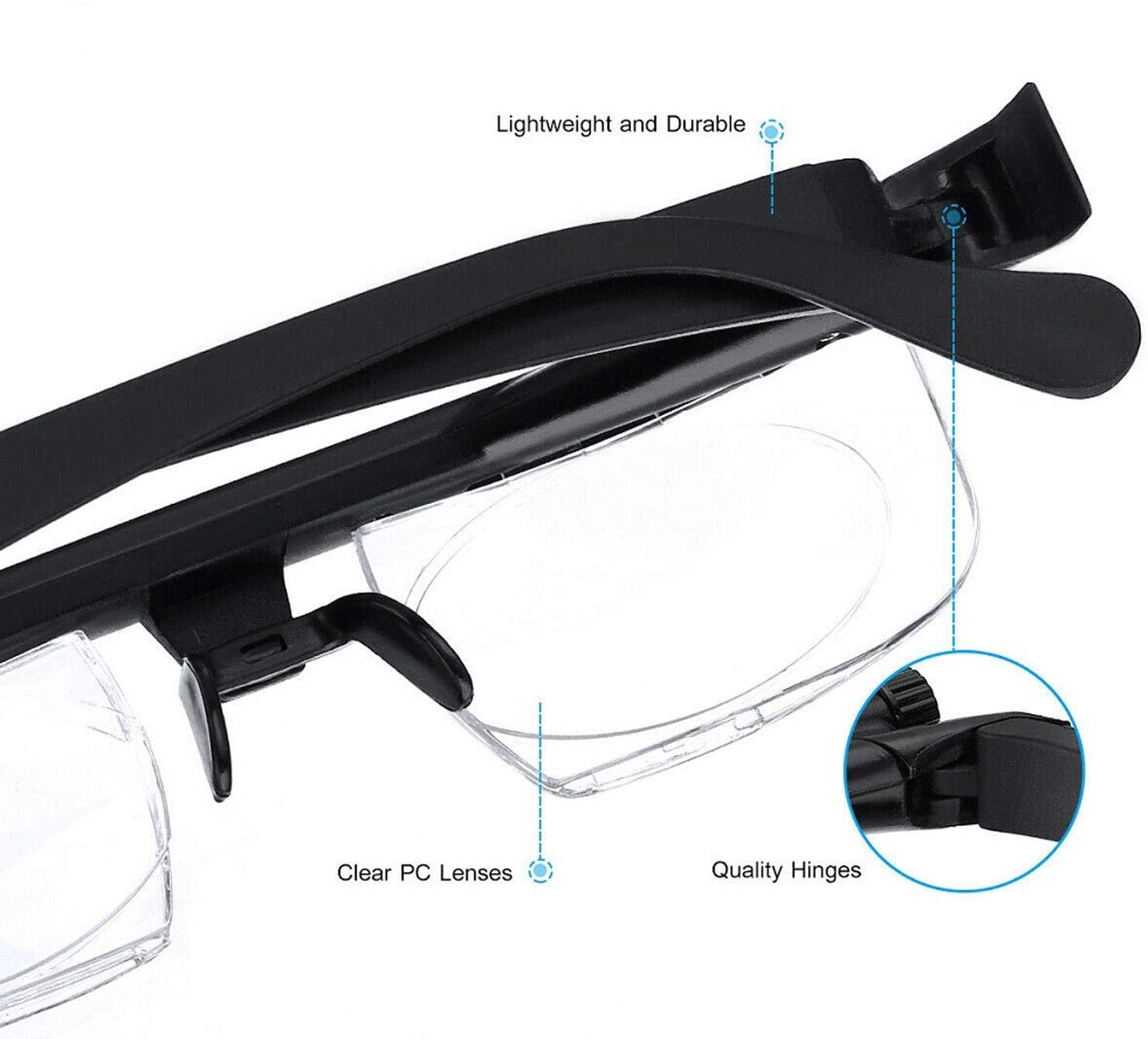 Adjustable Focus Glasses | Adjustable Vision Glasses Self Adjustable Focus Reading Lens Glass Adjustable Focus Glasses